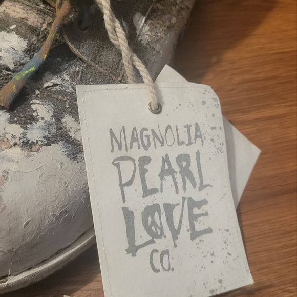 Original magnolia pearl "Trent painter boots"Sold out on site. Worn 3 times. - Picture 11 of 15
